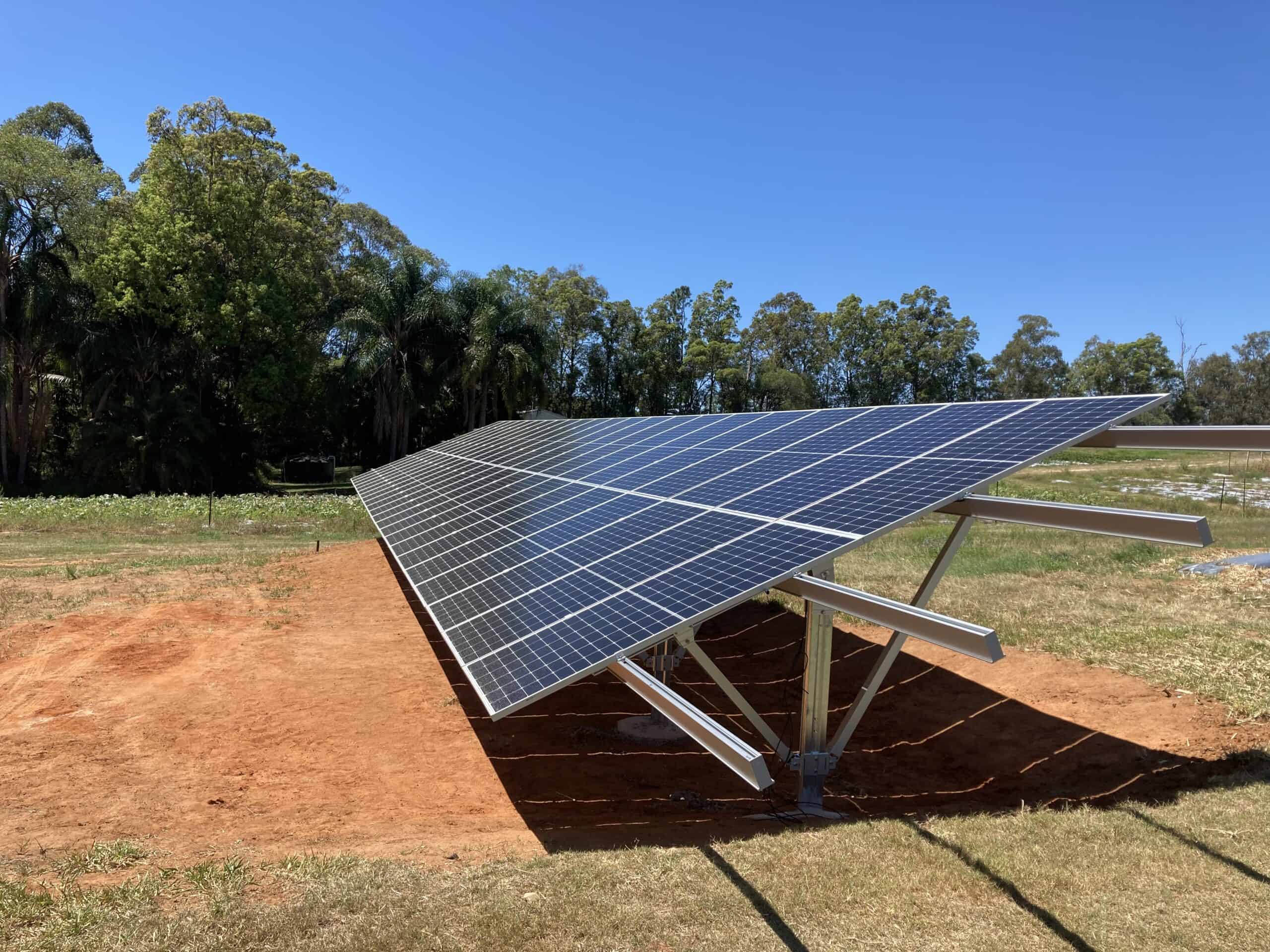 ground mounted solar system